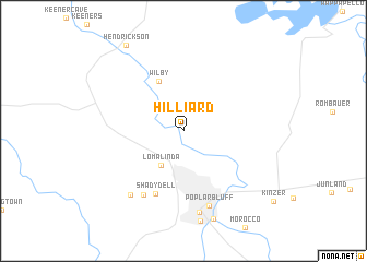 map of Hilliard