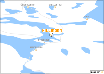 map of Hillingan