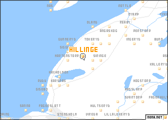 map of Hillinge