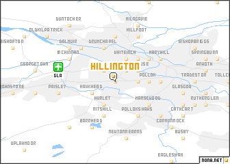 map of Hillington