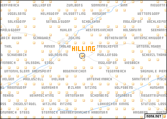 map of Hilling