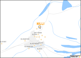 map of Hillī
