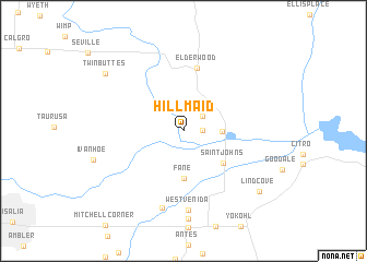map of Hillmaid