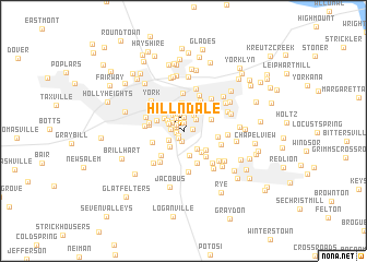 map of Hill-n-Dale