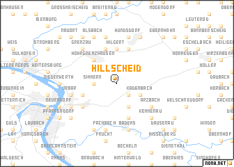 map of Hillscheid