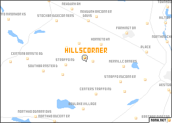 map of Hills Corner