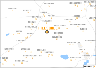 map of Hillsdale