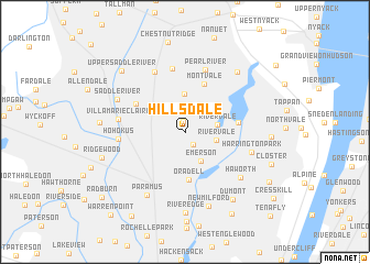 map of Hillsdale