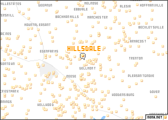 map of Hillsdale