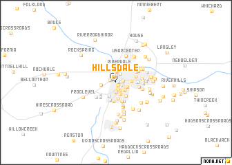 map of Hillsdale