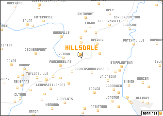 map of Hillsdale