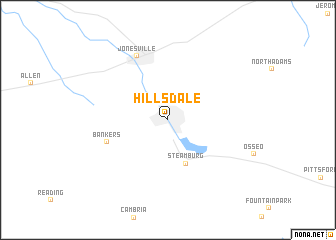 map of Hillsdale