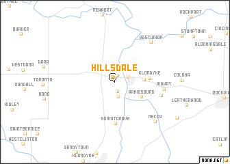 map of Hillsdale