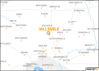 map of Hillsdale