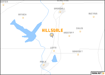 map of Hillsdale