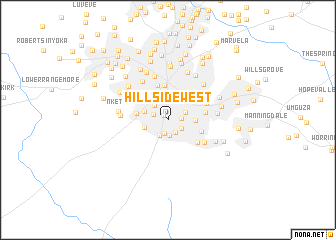 map of Hillside West