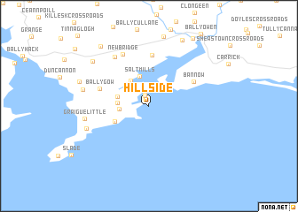 map of Hillside