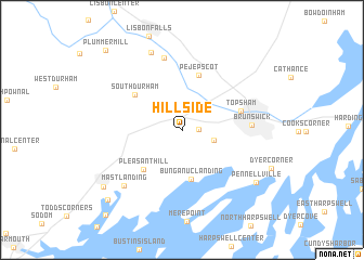 map of Hillside