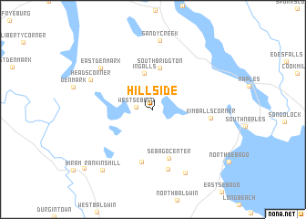 map of Hillside