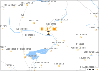 map of Hillside