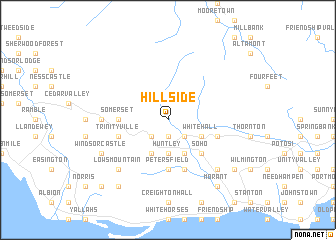 map of Hillside