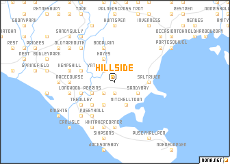 map of Hillside