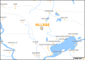 map of Hillside