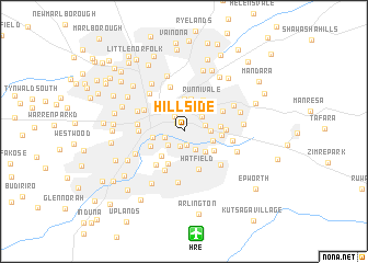 map of Hillside