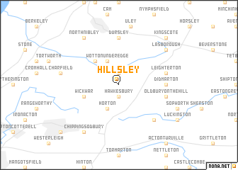 map of Hillsley