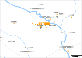 map of Hills Store