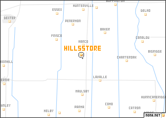 map of Hills Store