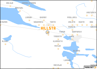 map of Hillsta