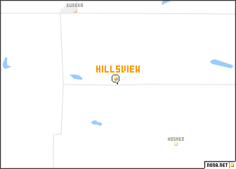 map of Hillsview