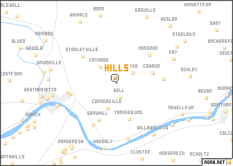 map of Hills