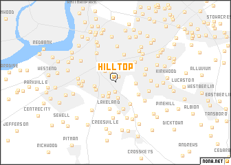 map of Hilltop