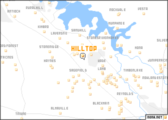 map of Hilltop