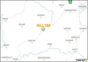 map of Hill Top