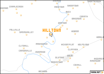 map of Hilltown