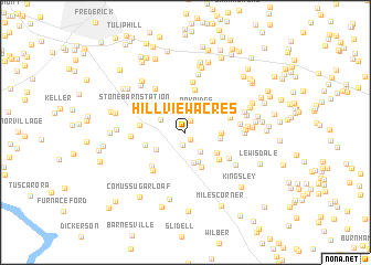 map of Hillview Acres