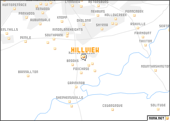 map of Hillview