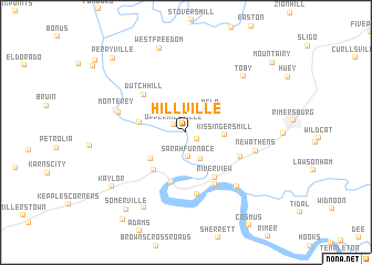 map of Hillville