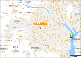 map of Hillwood