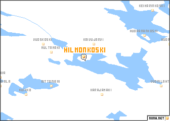 map of Hilmonkoski