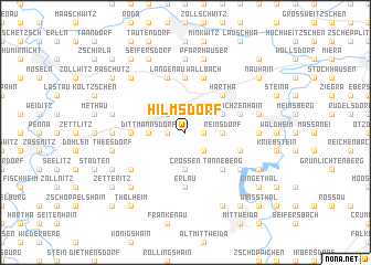 map of Hilmsdorf