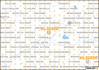 map of Hilogama