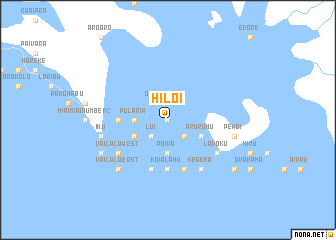 map of Hiloi