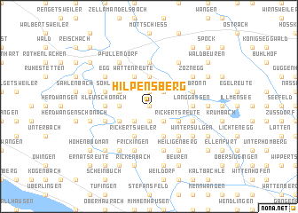 map of Hilpensberg
