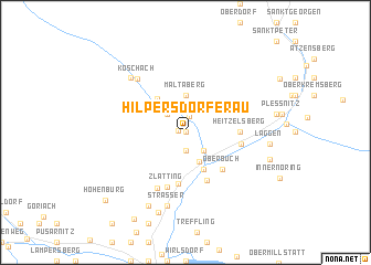 map of Hilpersdorferau