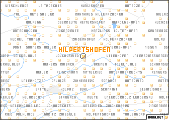 map of Hilpertshofen