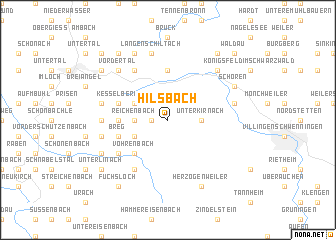 map of Hilsbach